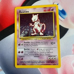 Mewtwo 010/102 Base Set Holo - LP - Picture 1 of 6