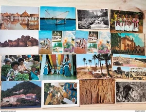 Lot Of 19 Mixed World Postcards ,.#77 - Imagen 1 de 1