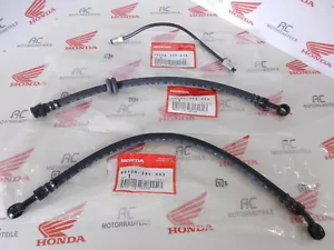 Honda CB 750 Four K0 K1 K2 Tubo Freno Gomma + Metal Set Freno Brake Hose Kit - Foto 1 di 1