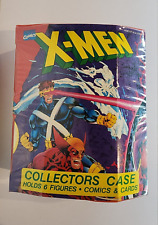 1992 Tara Toy Marvel Comics X-Men Collectors Case with figures cyclops cable++
