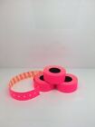 100 Rolls of Fluorescent Pink Perm for Motex MX-5500 CT121x12mm Price Gun Labels