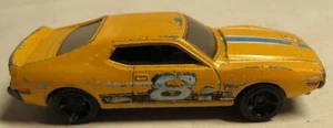 Hot Wheels Yellow #8 '71 AMC Javelin AMX Loose Diecast 1:64 2012 Multipack Exc - Picture 1 of 16