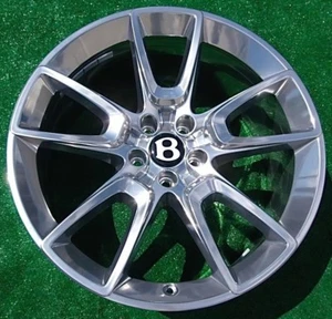 Factory OEM Bentley Continental GT V8 20 Inch Forged Wheel 2014 2015 3W0601025EG - Picture 1 of 10