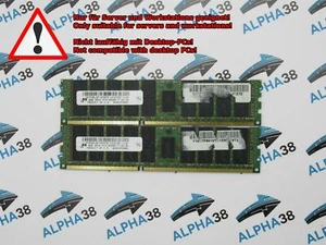 Micron 16 Go (2x 16 Go) DDR3-1333 PC3-8500R MT36JSF1G72PZ-1G1D1DD CL7 Ram - Bild 1 von 1