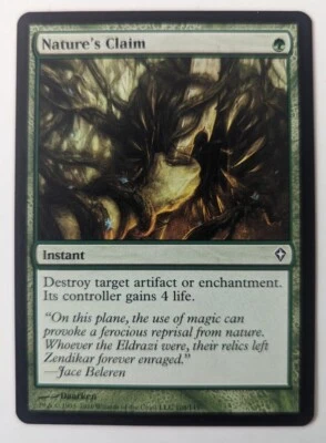 Nature's Claim, Worldwake, Magic The Gathering, MTG - Image 1 of 2