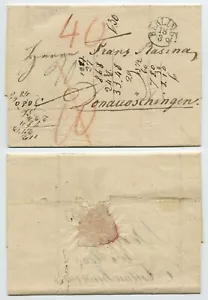 119309 - Prusia - Vorphila - Carta plegable - Berlín 18.3.1833 a Donaueschingen - Imagen 1 de 2