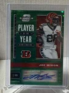 2019 Panini Contender Optic JOE MIXON POY Contender Auto-Green Pulsar 02/27 - Picture 1 of 3