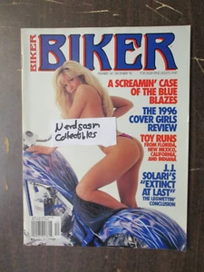 BIKER MAGAZINE #141 DECEMBER 1996 BY SUPERCYCLE WITH CENTERFOLD MOTORCYCLES - Picture 1 of 2