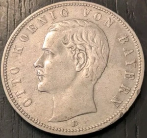 Germany 1904 D 5 Mark Bavaria - Picture 1 of 2