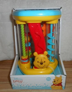 DISNEY BABY WINNIE THE POOH ACTIVITY CENTER 8 ACTIVITIES TOY 6 MONTHS & UP NEW - Picture 1 of 7