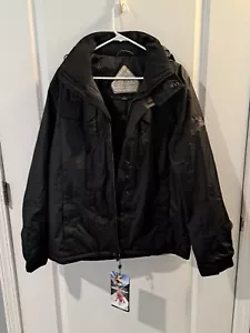 Men's Zeroxposur Black Jacket Midweight Brand New With Tags (Medium) - Picture 1 of 7