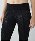 Nwt Lululemon Size 8 Pedal Pace Crop Black Star Crushed Coal Crop Pant