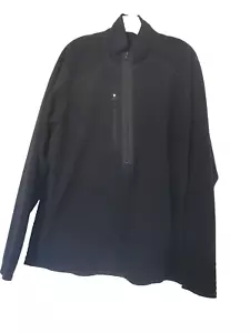 VINTAGE PATAGONIA - BLACK PULLOVER - LONG SLEEVE - 1/4 ZIP - POLYESTER - MEN XL - Picture 1 of 18