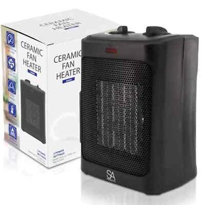 Ceramic Fan Heater Electric 2000W 3 Heat Settings & Fan Mode - Picture 1 of 6