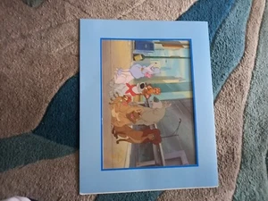Oliver and Company with Paper Frame Disney Ltd Ed. Lithograph 1996 - Picture 1 of 5