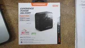 HYPERGEAR 65W USB-C PD WALL CHARGER FAST CHARGING POWER DELIVERY - Picture 1 of 7