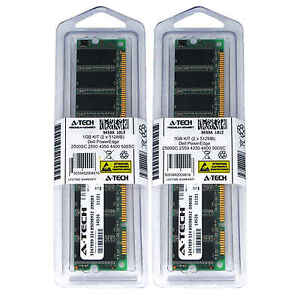 1GB KIT 2 x 512MB Dell PowerEdge 2500SC 2550 4350 4400 500SC 6400 Ram Memory