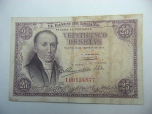 SPAIN 25 Pesetas 1946 - Picture 1 of 2
