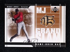 2001 Upper Deck Prospect Premieres MJ Grand Slam Bats Michael Jordan #MJ4 HOF