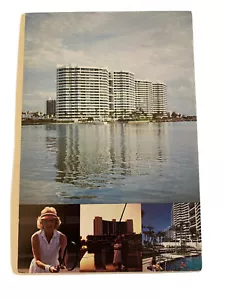888 Boulevard der Künste Sarasota Florida Eigentumswohnungen Postkarte Vintage 1980er - Bild 1 von 6