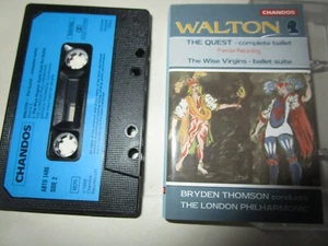 Walton The Quest (Complete Ballet) / The Wise Virgins ABTD 1486 Audio Tape Album - Picture 1 of 7