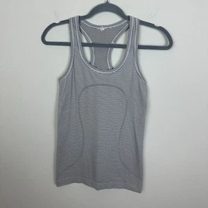 Lululemon Stripe Swiftly Tech Tank 4 Lightweight Breathable Activewear Athleisur - Bild 1 von 9