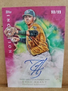 RYON HEALY (Set of 2) 2017 Autographs includes Topps Inception RC #90/99 - Picture 1 of 4