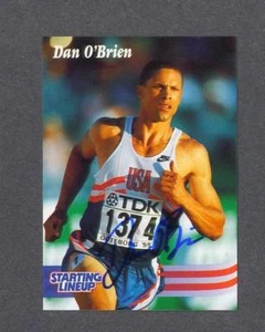 Tarjeta coleccionable olímpica firmada por Dan O'Brien Timeless Lineup Timeless Legends - Imagen 1 de 1