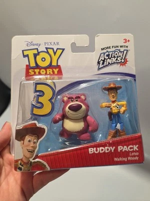 DISNEY PIXAR TOY STORY 3 BUDDY PACK LOTSO, WALKING WOODY (MATTEL T0429) EDAD 3+ Foto 1 de 4