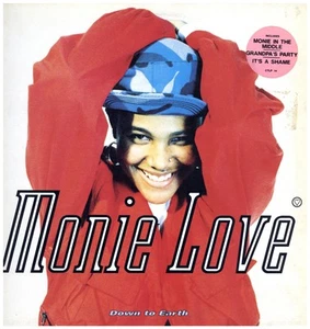 Monie Love - Down To Earth (Alternative Sleeve) '90 LP UK ORG!EX+/VG+ - Picture 1 of 6