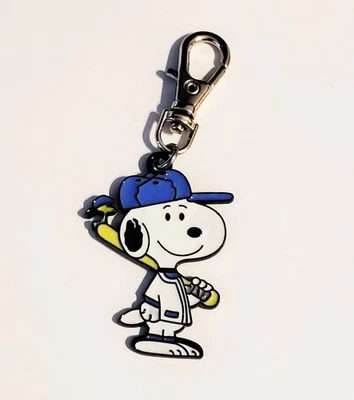 SNOOPY CHARM Bate de Béisbol Cremallera Tirar Bolso Cartera Jeans Cartera Mochila Cuello de Perro Foto 1 de 4