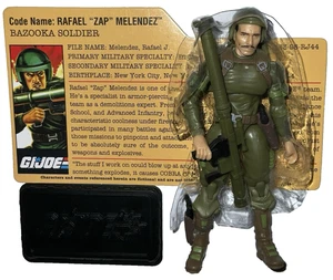 GI Joe RAFAEL ZAP MELENDEZ Figure Bazooka Soldier 25th Assault on Cobra Island - Picture 1 of 12