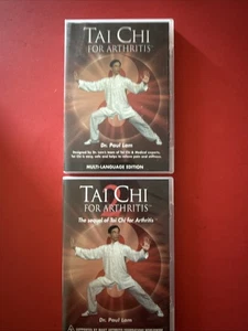 Tai Chi for Arthritis by Paul Lam (DVD, Multilingual Version, 1997) And Sequel - Picture 1 of 3