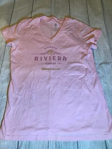 Disney Rivera Resort Pink Womans Shirt Size XL - Picture 1 of 6