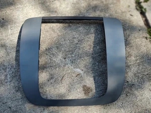 2007-2014 Tahoe Yukon Suburban Dash Radio Bezel Trim Silver Metal Brush OEM JT2 - Picture 1 of 8