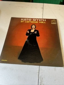 Kate Smith At Carnegie Hall - Vinyl LP - RCA Victor  - Picture 1 of 4