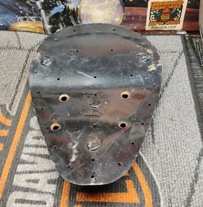Metal Solo Seat Pan Custom Chopper Bobber Harley Honda Motorcycle Build your Own - Foto 1 di 5