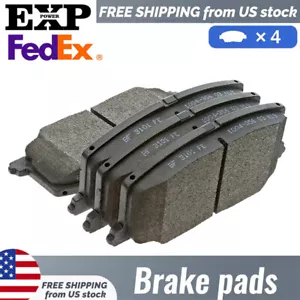 REAR Premium Ceramic Disc Brake Pad Set For Mazda 3 6 Mitsubishi Outlander Sport - Picture 1 of 8
