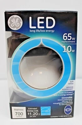 GE Lighting 89936 LED 10w 700L Dimmable R30 Indoor Floodlight 4 Track & Recessed - Image 1 of 4