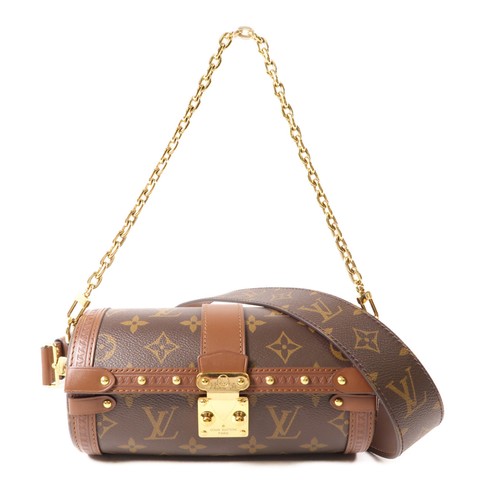 LOUIS VUITTON（LV） Borsa a tracolla Louis Vuitton LV GHW Papillon baule 2 vie M57835 monogramma marrone