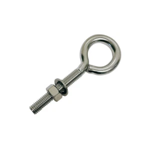 Marine Boat Stainless Steel T316 1/2" x 3" Turned Eye Bolt Washer WLL 250 Lbs - Picture 1 of 2
