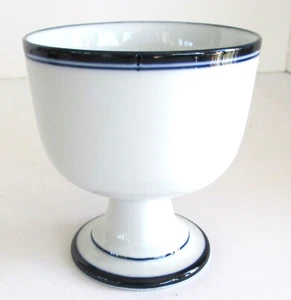 Bistro Blue Christianshavn by Dansk 12 oz China Goblet - Picture 1 of 6
