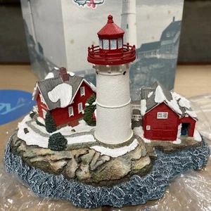 Harbour Lights Lighthouse 2002 Christmas Piece CROSSOVER ISLAND NY #714 *NIB* - Picture 1 of 22