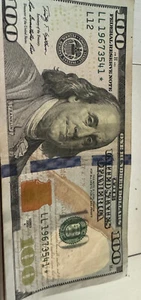 $ 100 DOLLAR SCHEINE US BILL STAR NOTE, SERIE 2009 LL19673541 * - Bild 1 von 2
