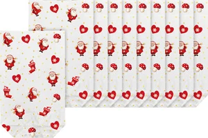 Bolsa transparente Zishka PEQUEÑO NICO 10 ud. Bolsa de galletas bolsa de regalo de Navidad - Imagen 1 de 3