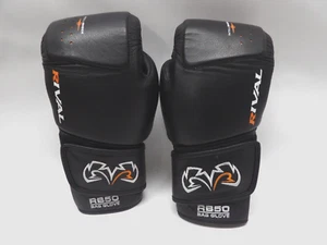 Rival Boxing RB50 Intelli-Shock Compact Bag Gloves - Black - S - Preowned/Used1x - Picture 1 of 9