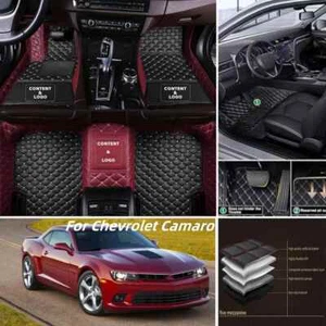 For Chevrolet Camaro Liners Custom Non-slip Car Floor Mats Carpets All Series - Imagen 1 de 40