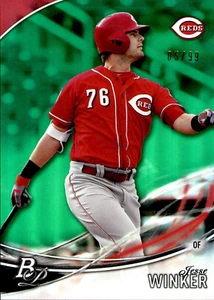 2016 Bowman Platinum Jesse Winker Top Prospects Green #TP-JW -/99 - Reds - Picture 1 of 1
