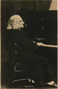 Antigua postal vintage músico Franz Liszt (1246) - Imagen 1 de 2