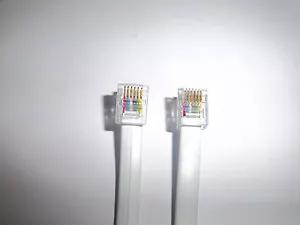 MMJ DEC RJ12 6PIN DATA CABLE - VARIOUS CABLE LENGTH - Picture 1 of 9